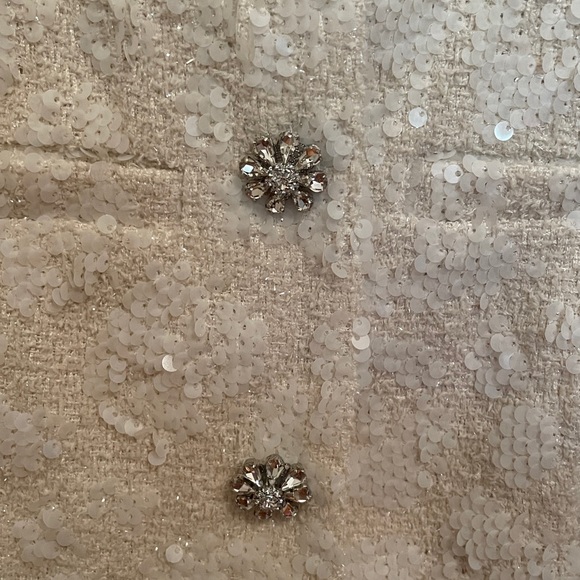 New Antonio Melani Luella Sequin Tweed Sleeveless Top size 0 - Picture 5 of 13